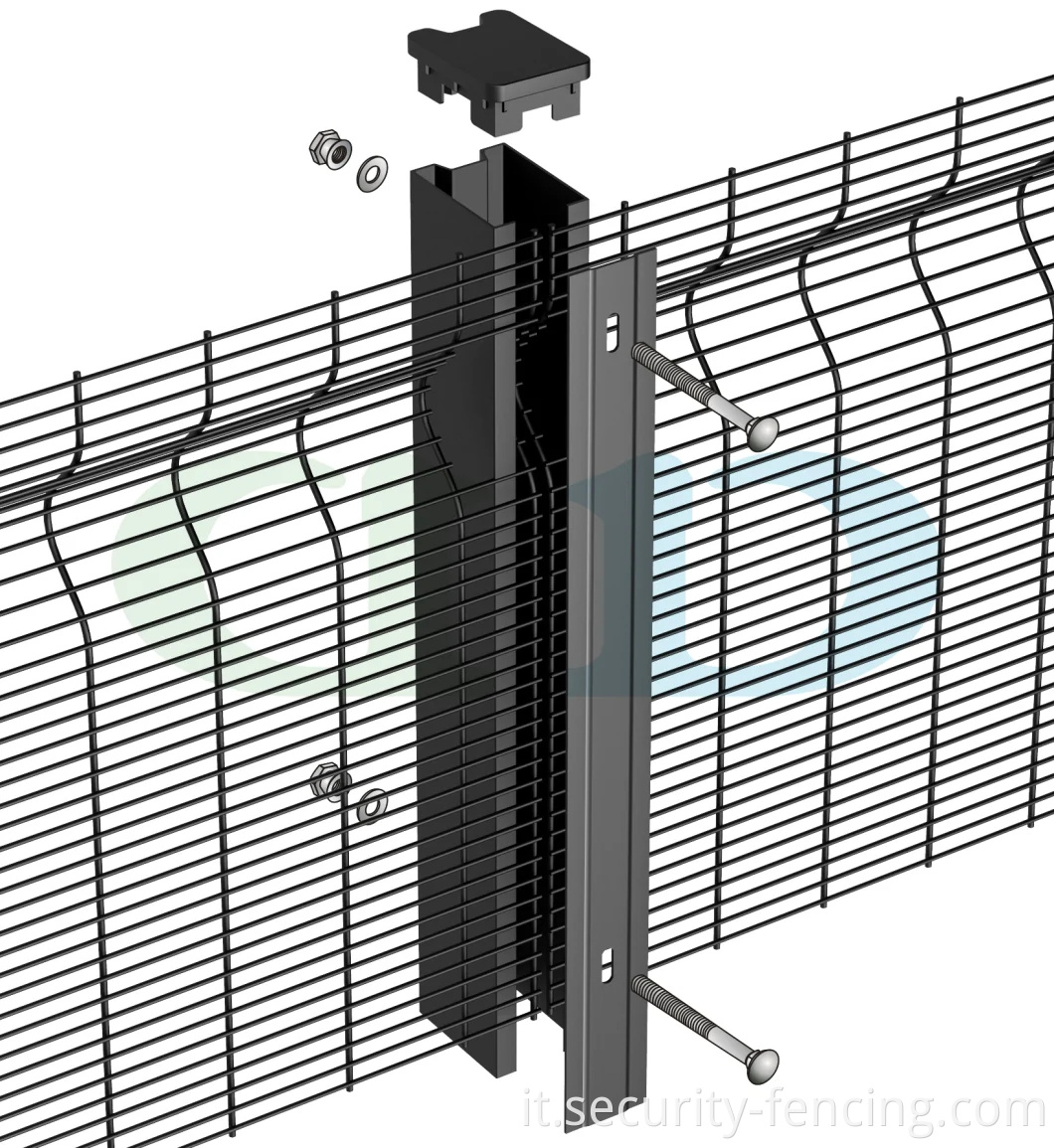 Cina Anti Climb Mesh Fence per la domanda di prigione aeroportuale